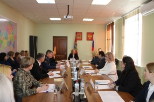 17 февраля 2023 года начальник управления выступила на совещании в Управлении Минюста России по Брянской области 