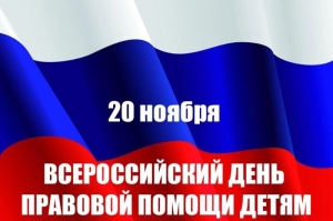 20 ноября 2025 года на территории Брянской области, как и во всей стране, пройдет Всероссийский день правовой помощи детям.